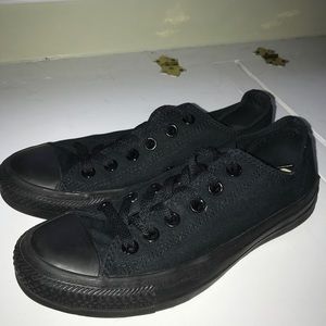 All Black Converse Sneakers